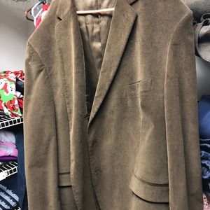 Big Men’s Brown corduroy sport coat